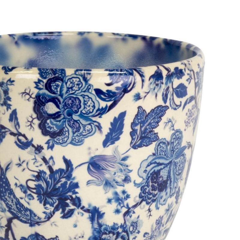 Monza Vintage Blue Pot Pots & Planters Ivyline