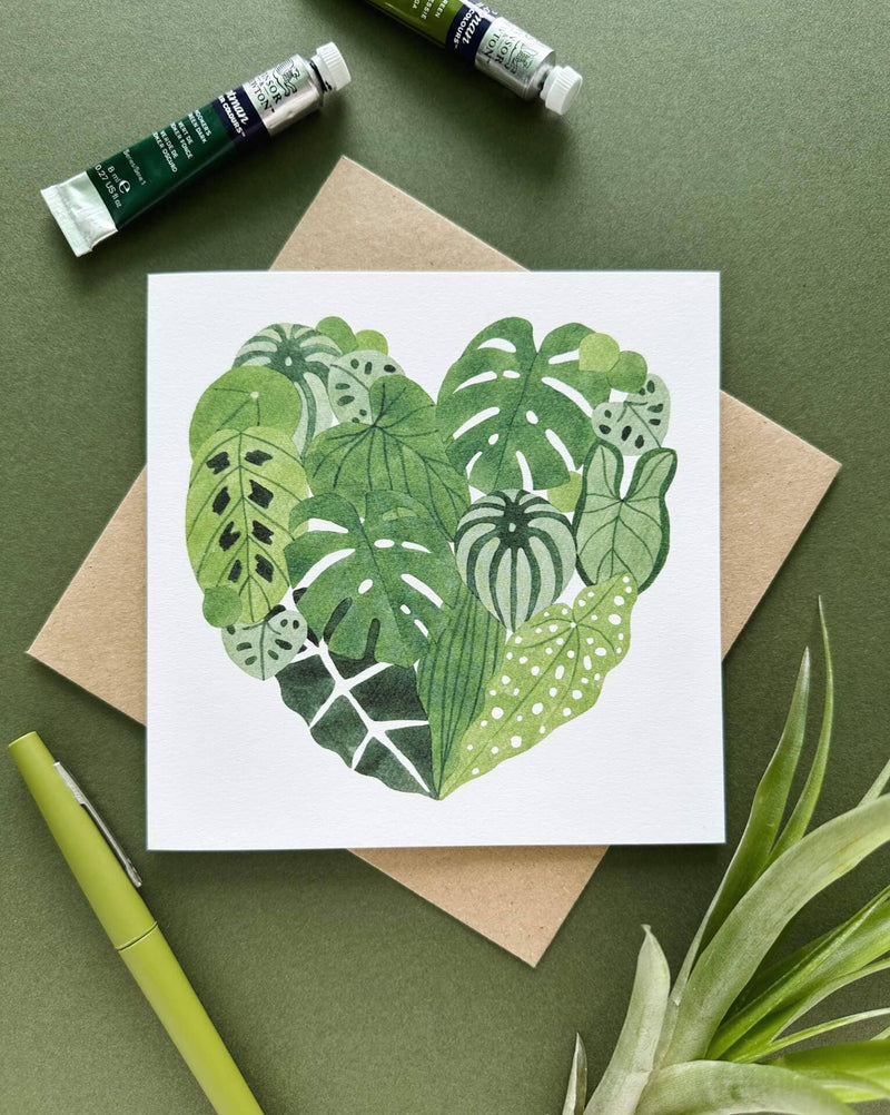 Houseplant Heart Card — Default Title
