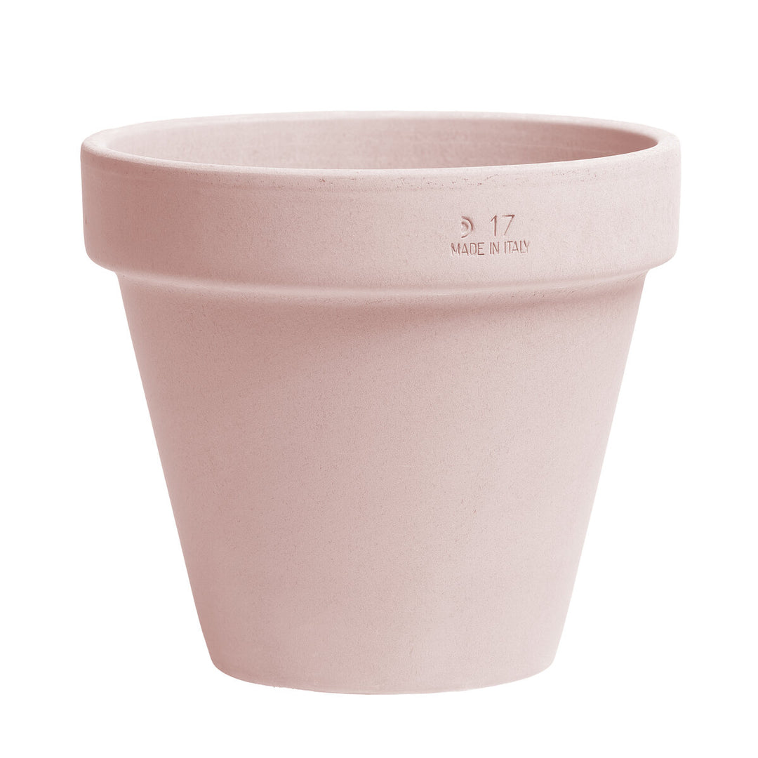 13 cm terracotta plant pots Lucca Pink Terracotta Pot