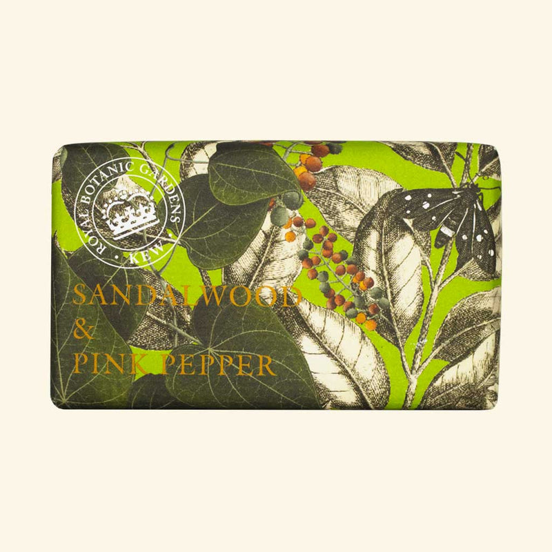 Kew Gardens Sandalwood and Pink Pepper Soap Gifts The English Soap Company