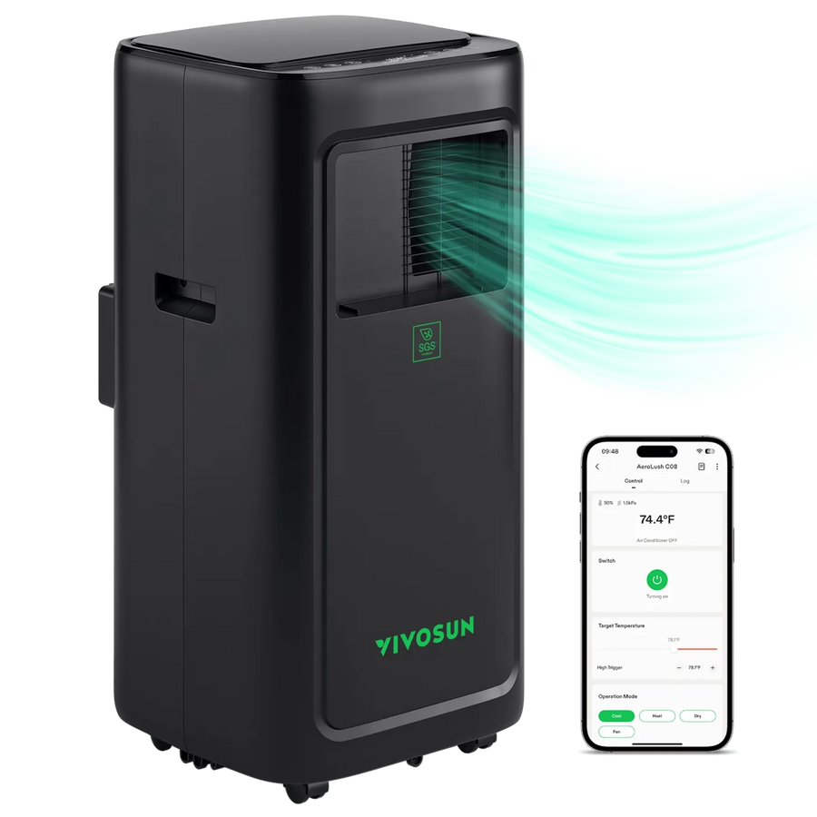 VIVOSUN AeroLUSH C08 AirConditioner Environment Control Vivosun