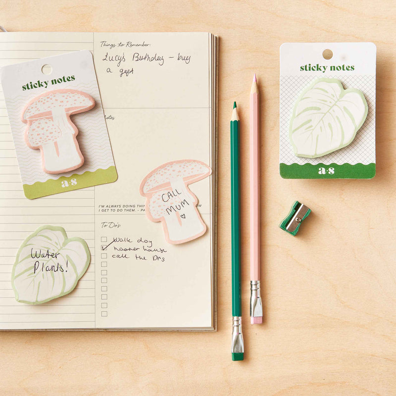 Monstera Leaf Sticky Notes Gifts Another Studio UK