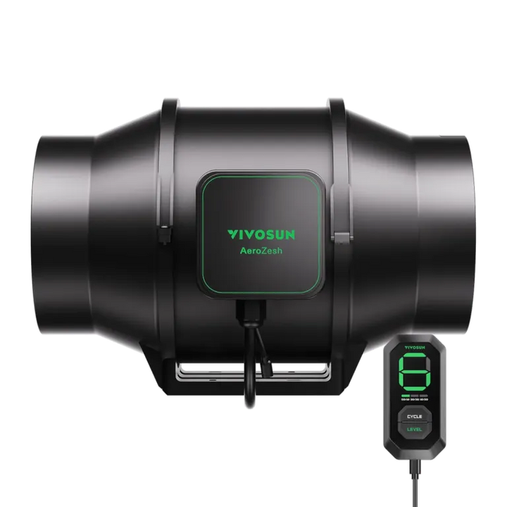 VIVOSUN AeroZesh Inline EC Fans + E12 Controller Air Circulation Vivosun