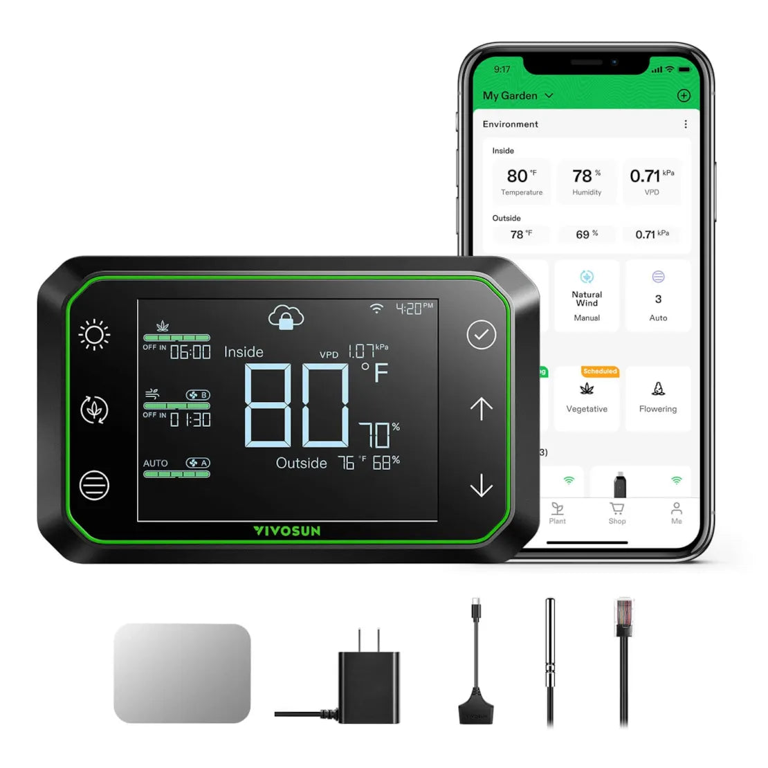VIVOSUN GrowHub Controller E42A | Sensors & Controllers | GrowTropicals.com