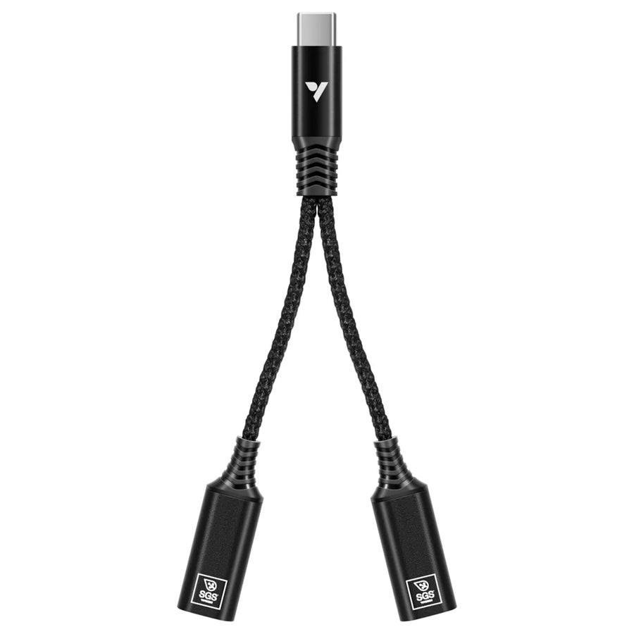 VIVOSUN USB-C Splitter with 1 Male to 2 Female Sensors & Controllers Vivosun