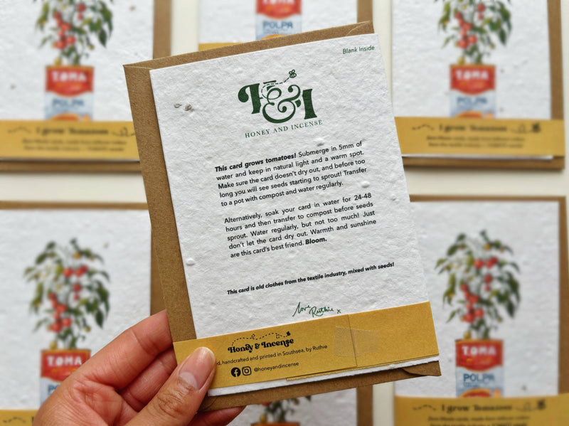 Tomato Seed Plantable Card — Default Title