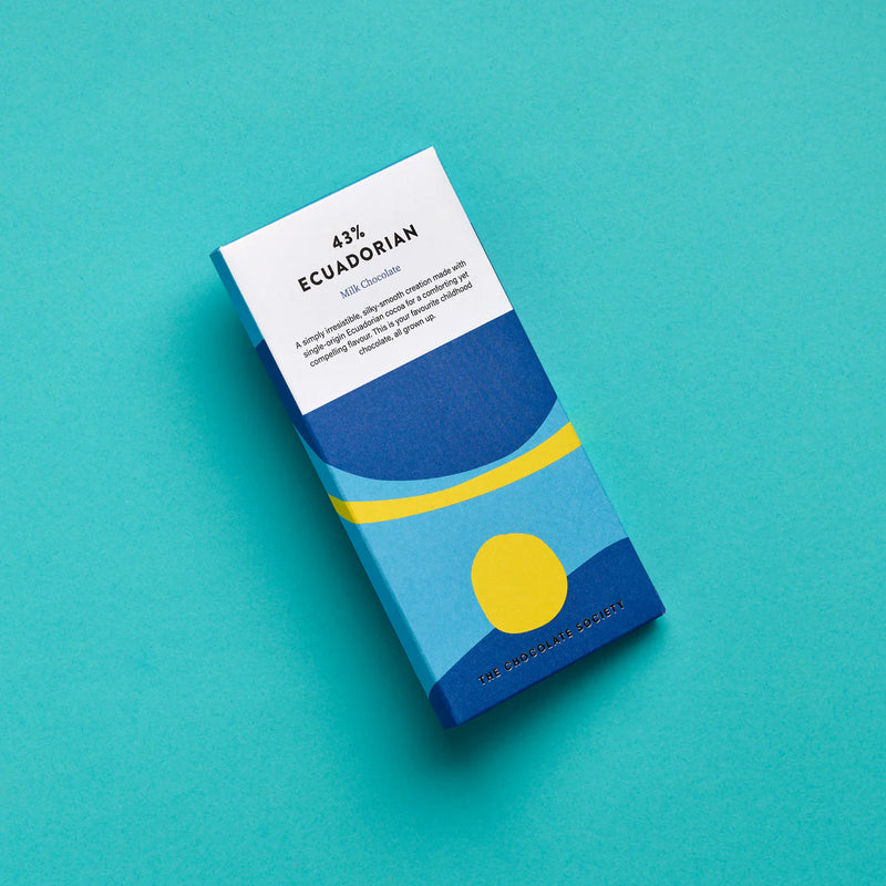 Ecuadorian 43% Milk Chocolate Bar Food & Drink The Chocolate Society