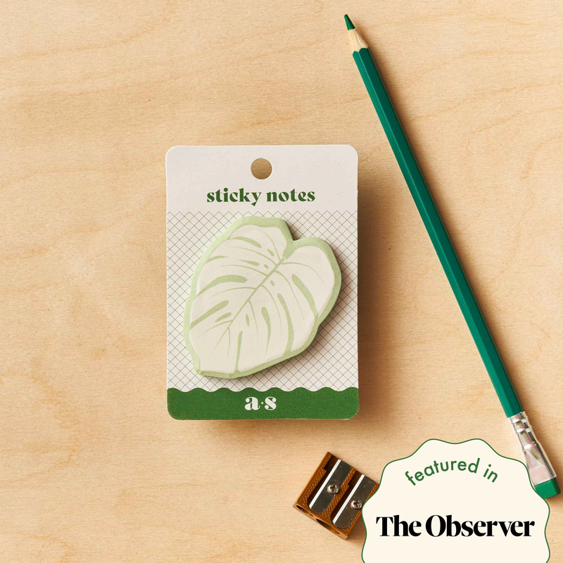 Monstera Leaf Sticky Notes — Default Title