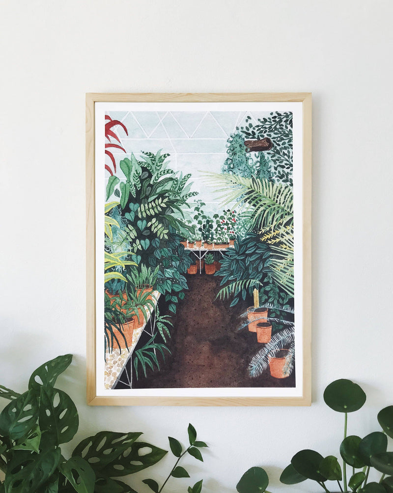 Greenhouse Study Print: A4 Gifts Katrina Sophia