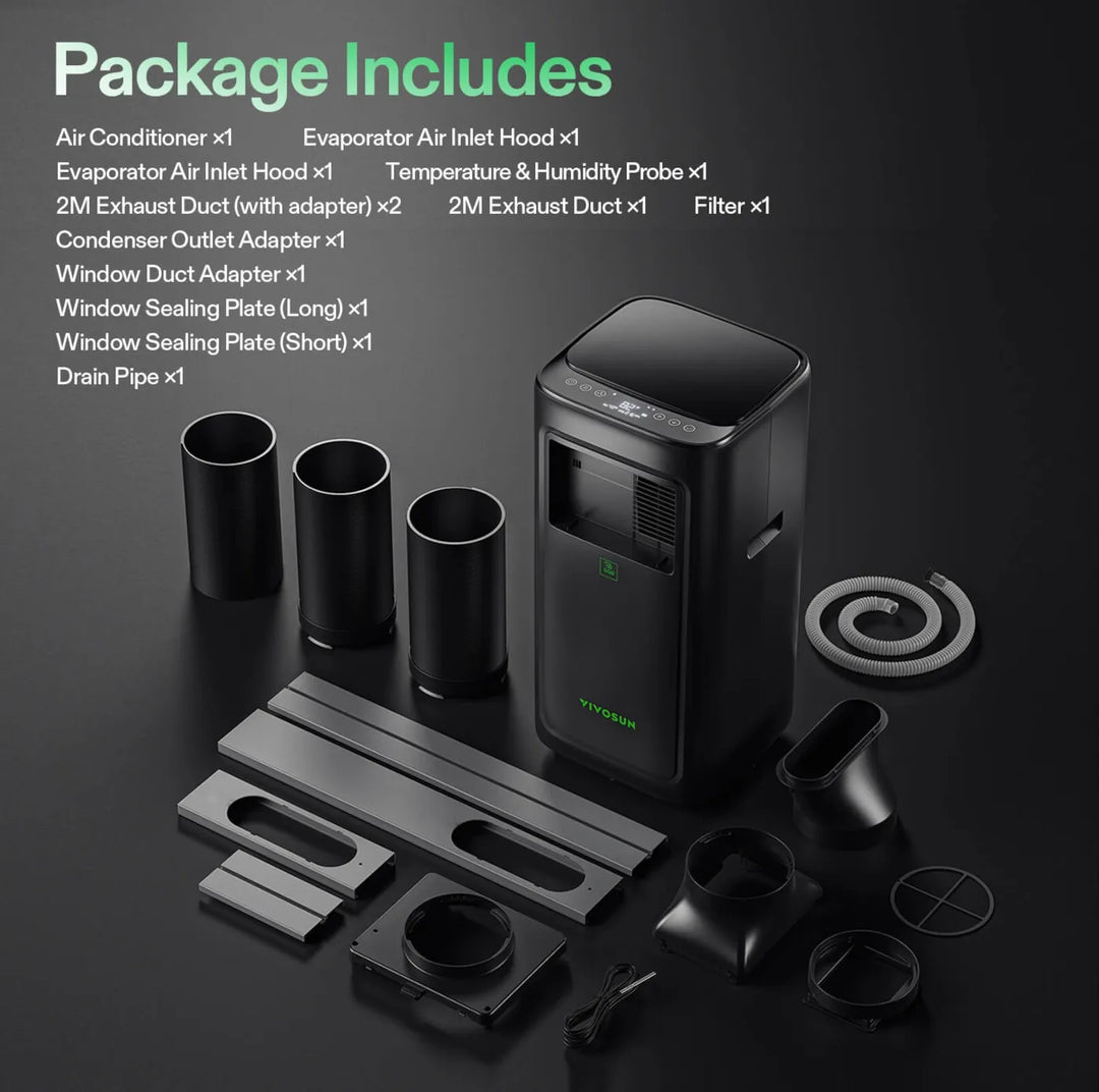 VIVOSUN AeroLUSH C08 AirConditioner Environment Control Vivosun