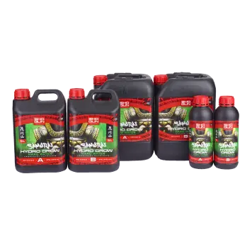 Shogun Samurai Hydro Grow - 2 Part Fertiliser Plant Food and Nutrients Shogun