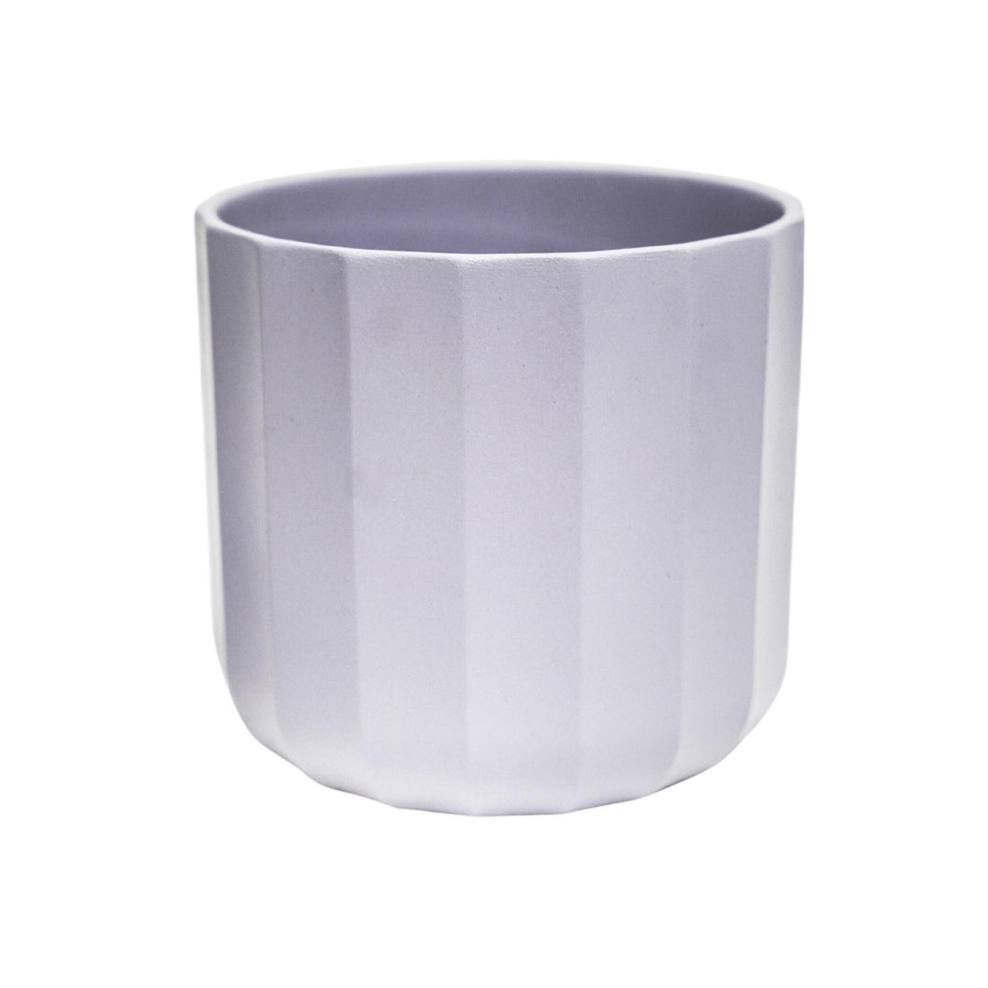 grey geo plant pot Positano Geo Planter - Lilac | Pots & Planters