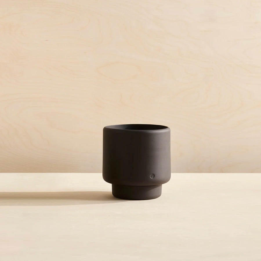 Aaron Probyn Botany Pot Large - Graphite Black Pots & Planters Aaron Probyn