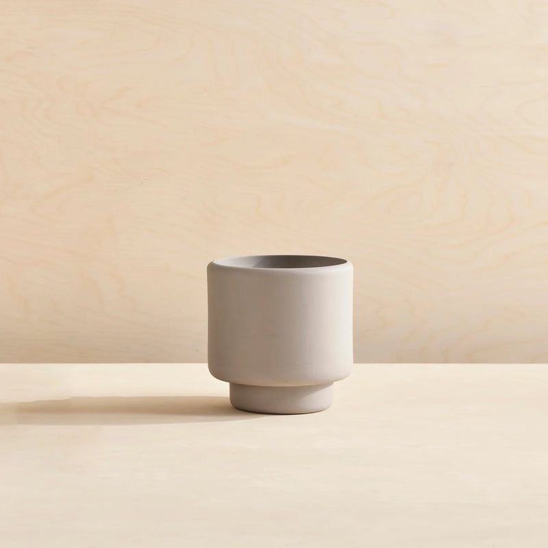 Aaron Probyn Botany Pot Large - Concrete Grey Pots & Planters Aaron Probyn