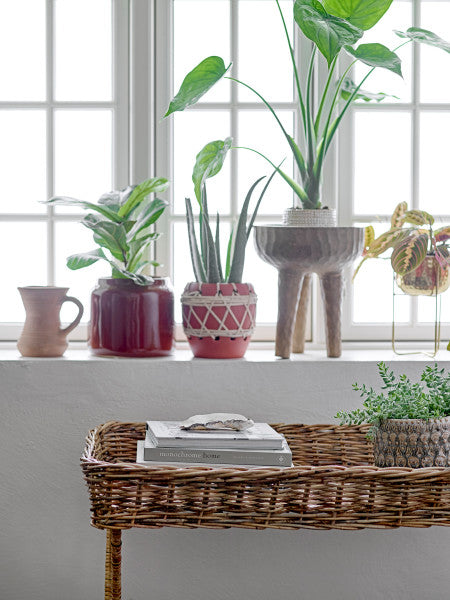 Russell Gold Metal Standing Plant Pot — 12cm / Gold