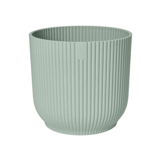 Elho Vibes Fold Round Pot 18cm Sorbet Green Pots & Planters Elho
