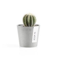 Ecopots Amsterdam Recycled Plastic Pot Light Grey
